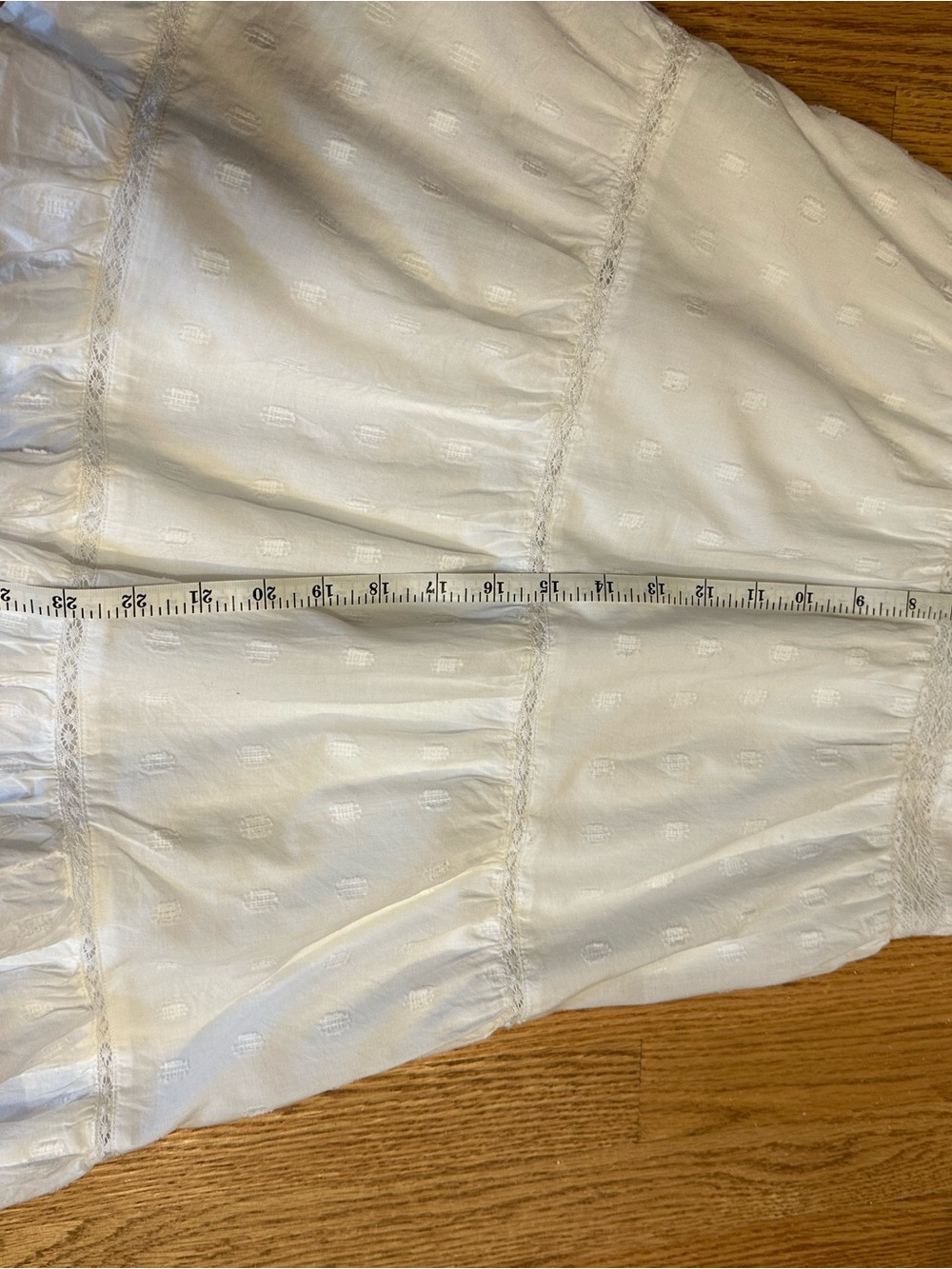 American Eagle White Eyelet Ruffle Dress - Picture 6 of 7